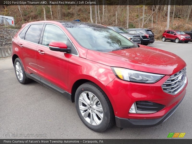 Front 3/4 View of 2020 Edge Titanium AWD