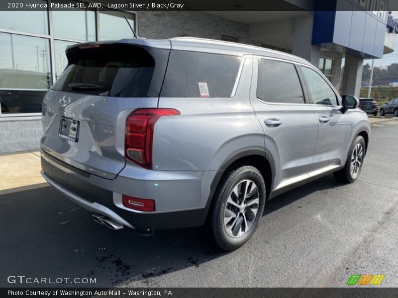 Lagoon Silver / Black/Gray 2020 Hyundai Palisade SEL AWD