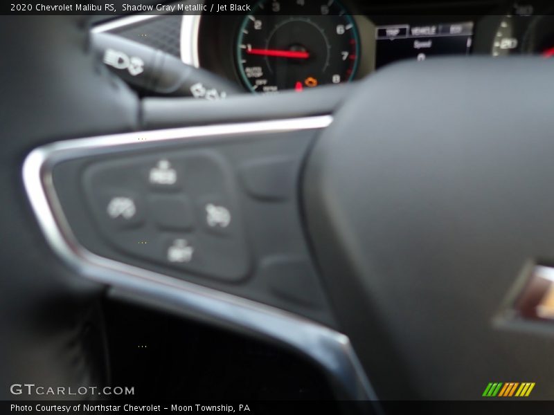 Shadow Gray Metallic / Jet Black 2020 Chevrolet Malibu RS