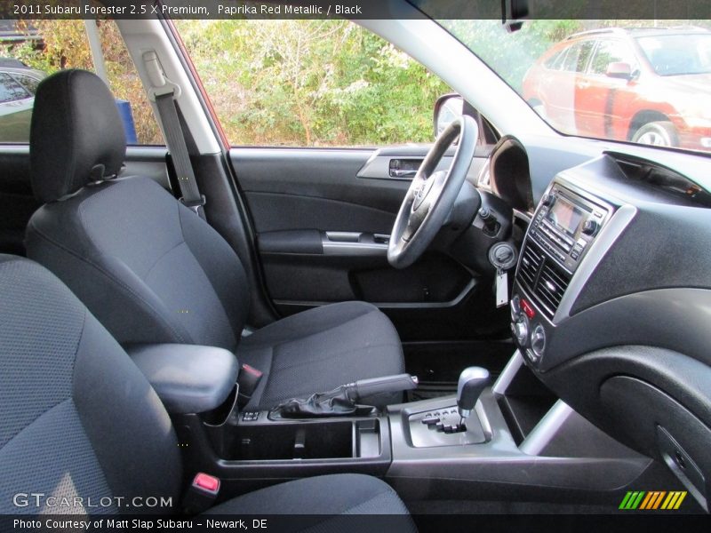 Paprika Red Metallic / Black 2011 Subaru Forester 2.5 X Premium