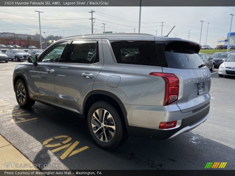 Lagoon Silver / Black/Gray 2020 Hyundai Palisade SEL AWD