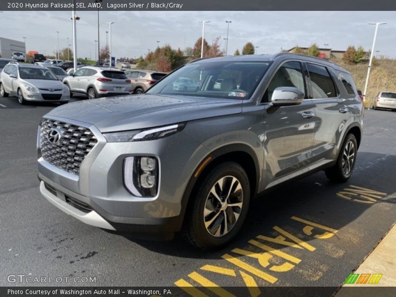 Lagoon Silver / Black/Gray 2020 Hyundai Palisade SEL AWD