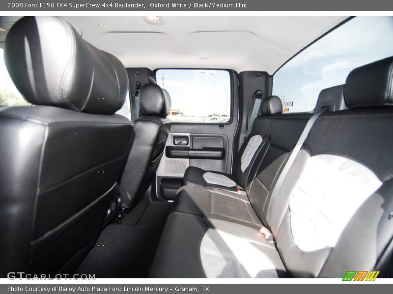 Oxford White / Black/Medium Flint 2008 Ford F150 FX4 SuperCrew 4x4 Badlander