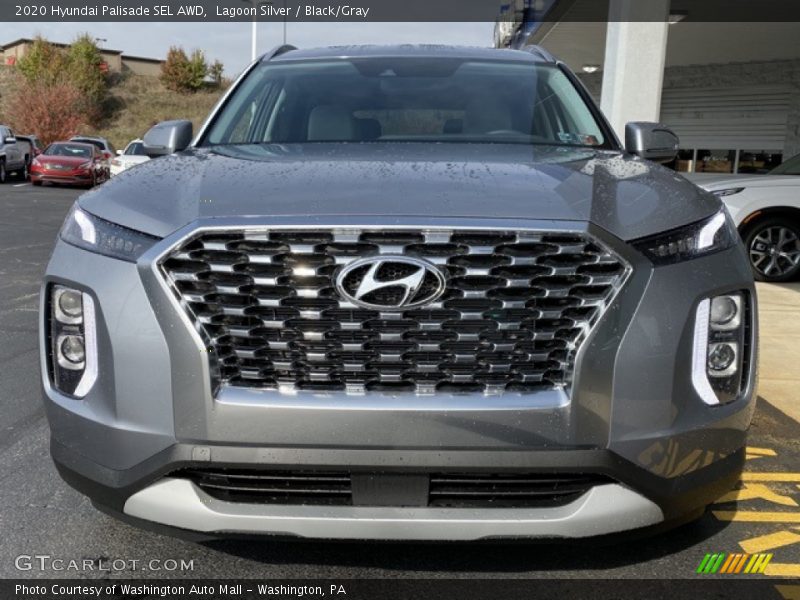 Lagoon Silver / Black/Gray 2020 Hyundai Palisade SEL AWD