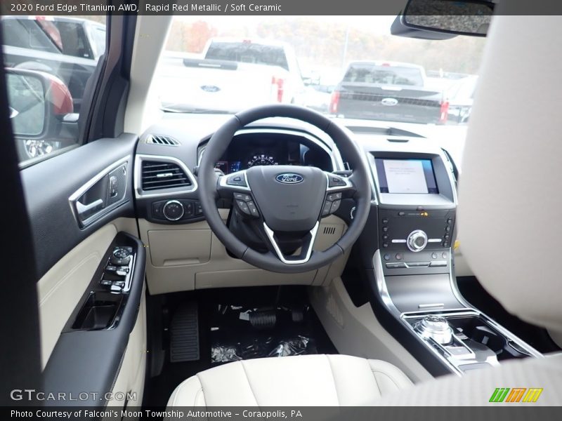 Front Seat of 2020 Edge Titanium AWD