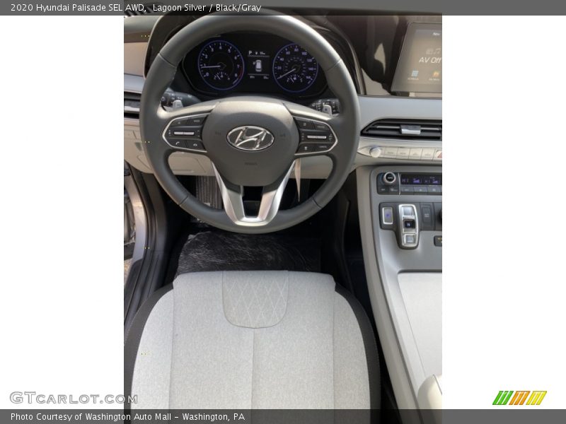 Lagoon Silver / Black/Gray 2020 Hyundai Palisade SEL AWD