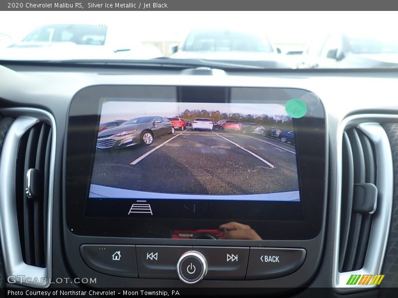 Silver Ice Metallic / Jet Black 2020 Chevrolet Malibu RS