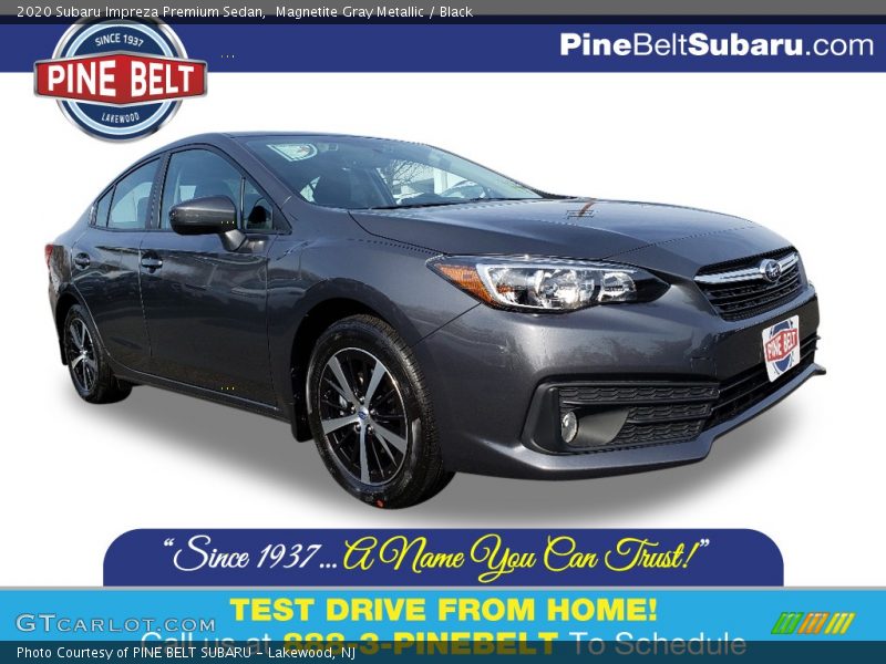 Magnetite Gray Metallic / Black 2020 Subaru Impreza Premium Sedan