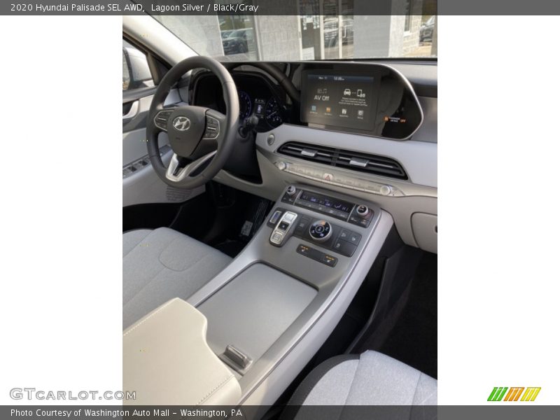 Lagoon Silver / Black/Gray 2020 Hyundai Palisade SEL AWD