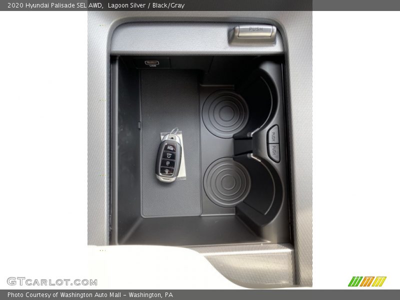 Lagoon Silver / Black/Gray 2020 Hyundai Palisade SEL AWD