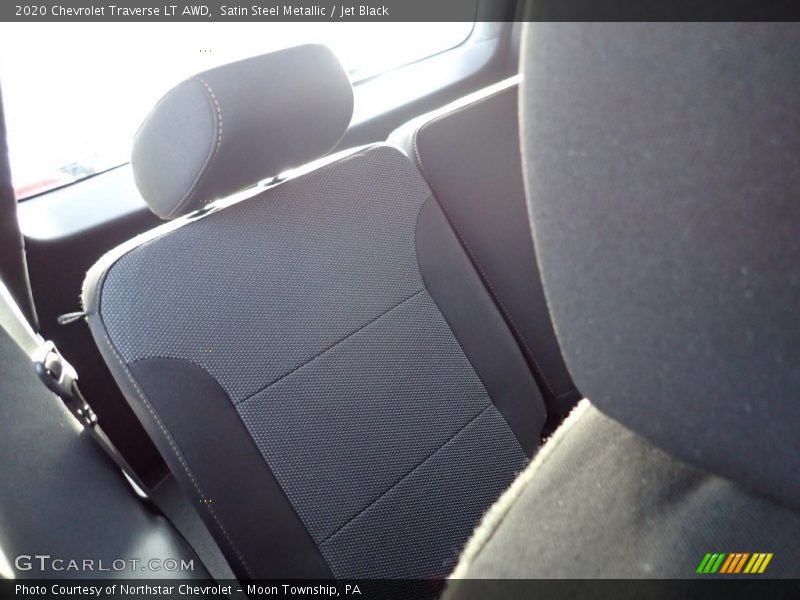 Satin Steel Metallic / Jet Black 2020 Chevrolet Traverse LT AWD