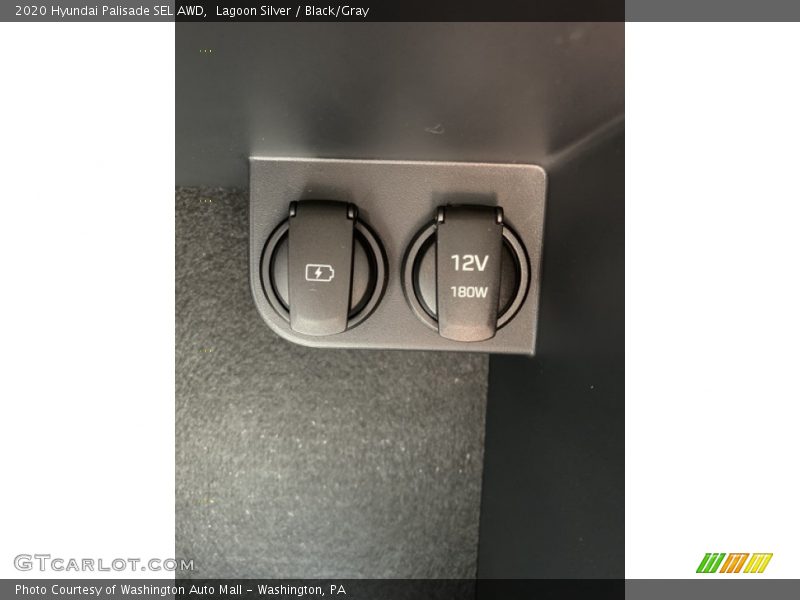 Lagoon Silver / Black/Gray 2020 Hyundai Palisade SEL AWD