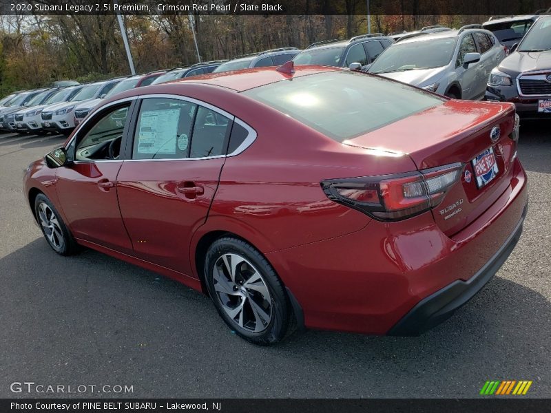 Crimson Red Pearl / Slate Black 2020 Subaru Legacy 2.5i Premium