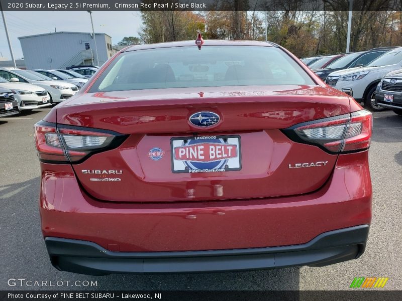 Crimson Red Pearl / Slate Black 2020 Subaru Legacy 2.5i Premium