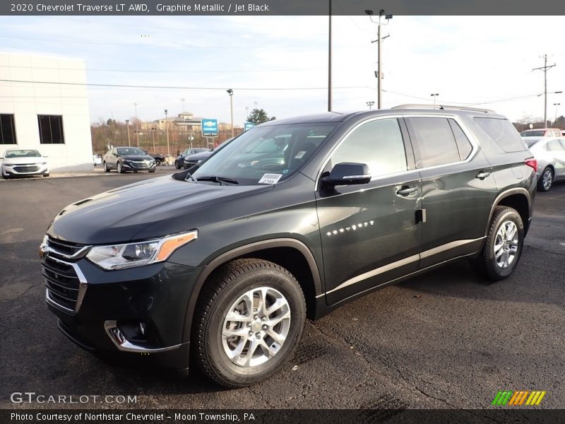 Graphite Metallic / Jet Black 2020 Chevrolet Traverse LT AWD