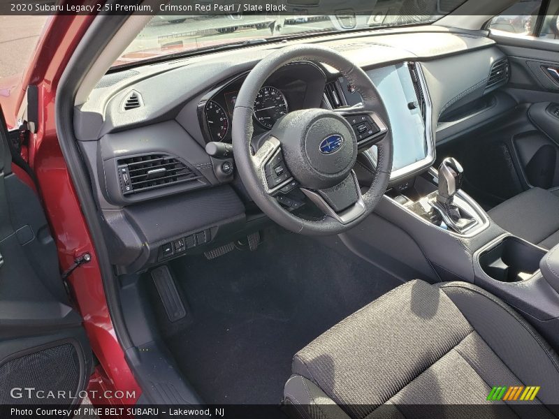 Front Seat of 2020 Legacy 2.5i Premium