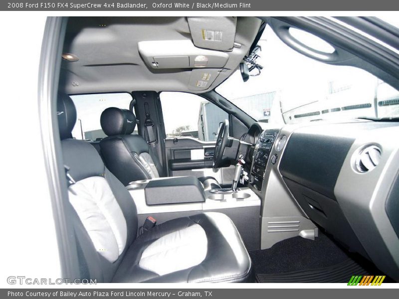 Oxford White / Black/Medium Flint 2008 Ford F150 FX4 SuperCrew 4x4 Badlander