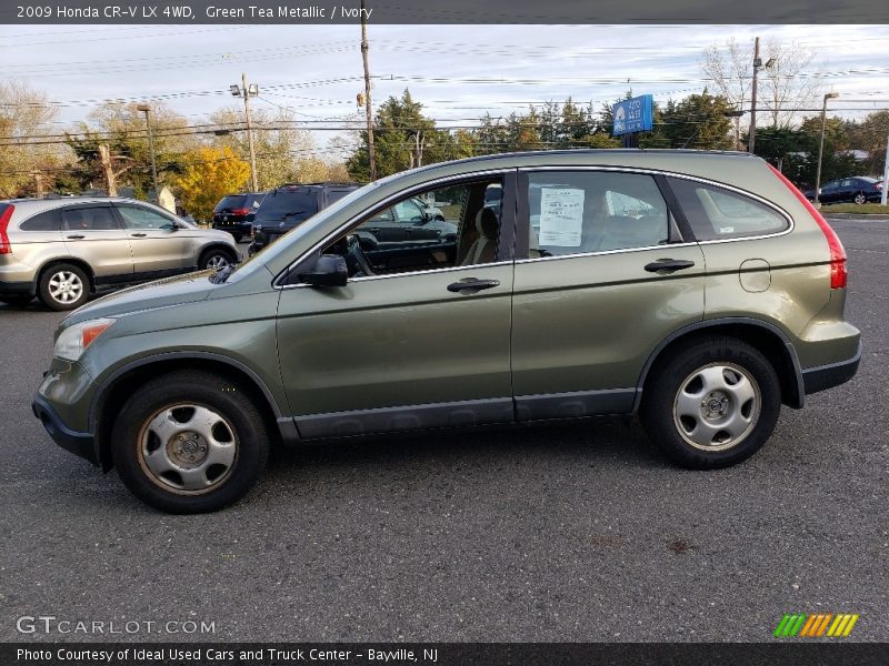 Green Tea Metallic / Ivory 2009 Honda CR-V LX 4WD