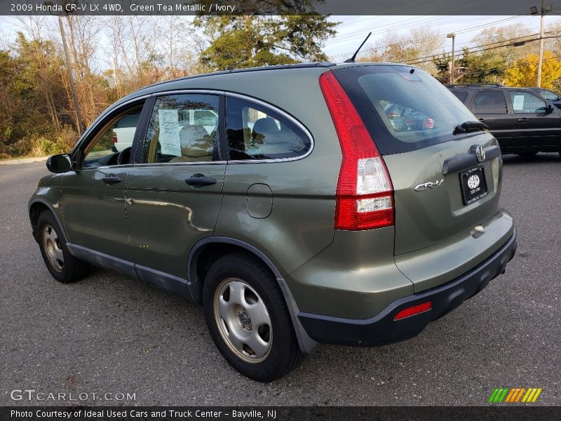 Green Tea Metallic / Ivory 2009 Honda CR-V LX 4WD