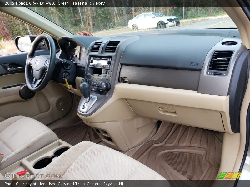 Green Tea Metallic / Ivory 2009 Honda CR-V LX 4WD
