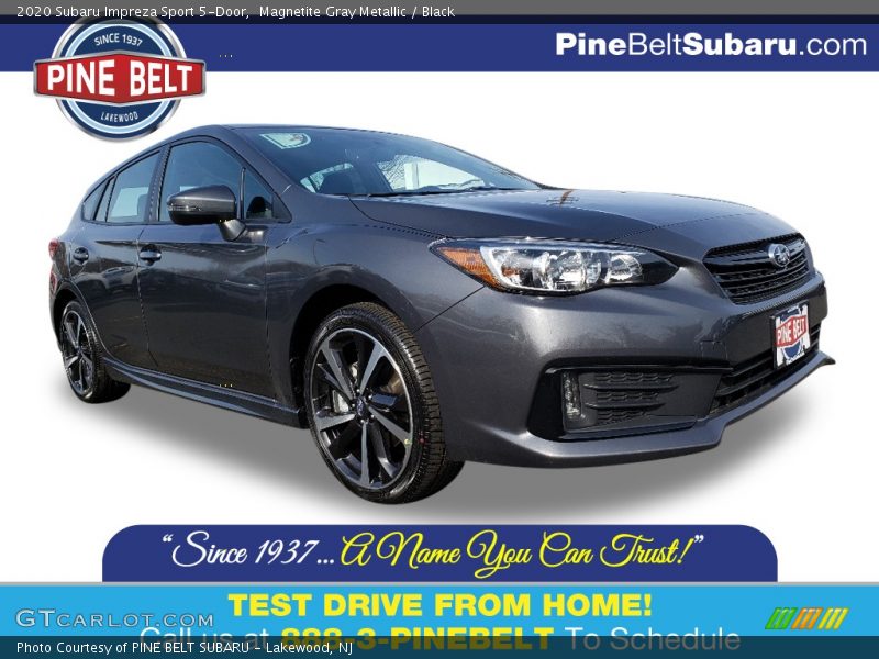 Magnetite Gray Metallic / Black 2020 Subaru Impreza Sport 5-Door