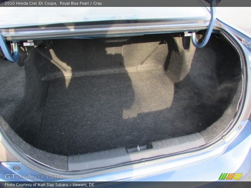 Royal Blue Pearl / Gray 2010 Honda Civic EX Coupe