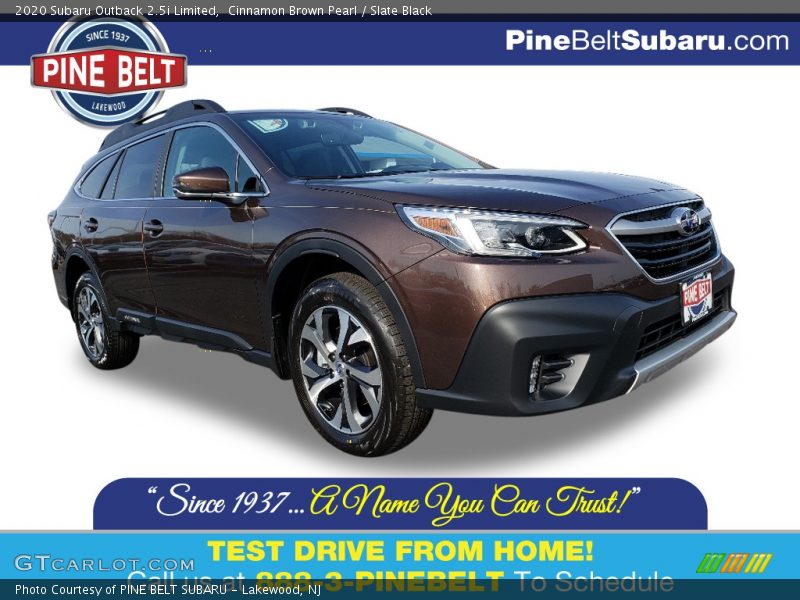 Cinnamon Brown Pearl / Slate Black 2020 Subaru Outback 2.5i Limited