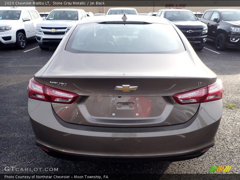 Stone Gray Metallic / Jet Black 2020 Chevrolet Malibu LT