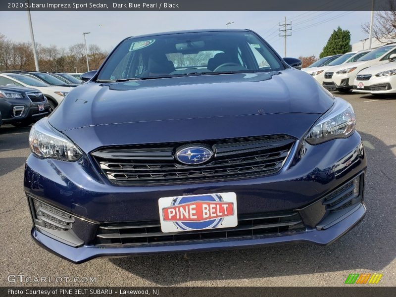 Dark Blue Pearl / Black 2020 Subaru Impreza Sport Sedan