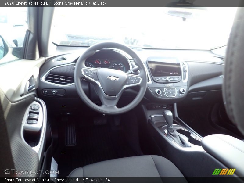 Stone Gray Metallic / Jet Black 2020 Chevrolet Malibu LT
