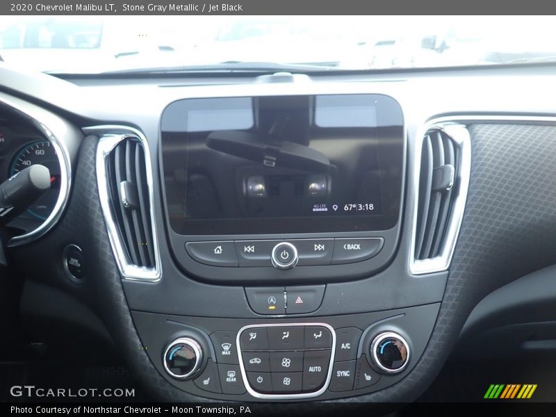 Stone Gray Metallic / Jet Black 2020 Chevrolet Malibu LT