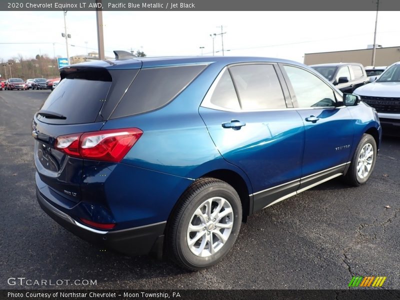 Pacific Blue Metallic / Jet Black 2020 Chevrolet Equinox LT AWD