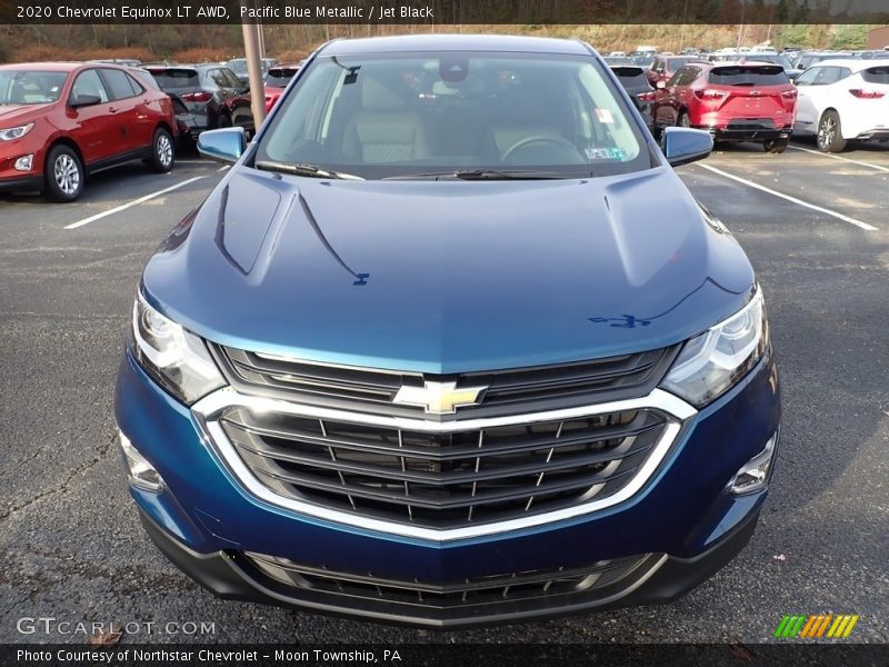 Pacific Blue Metallic / Jet Black 2020 Chevrolet Equinox LT AWD