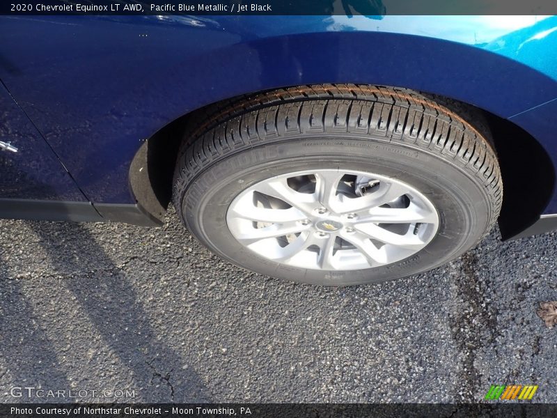 Pacific Blue Metallic / Jet Black 2020 Chevrolet Equinox LT AWD
