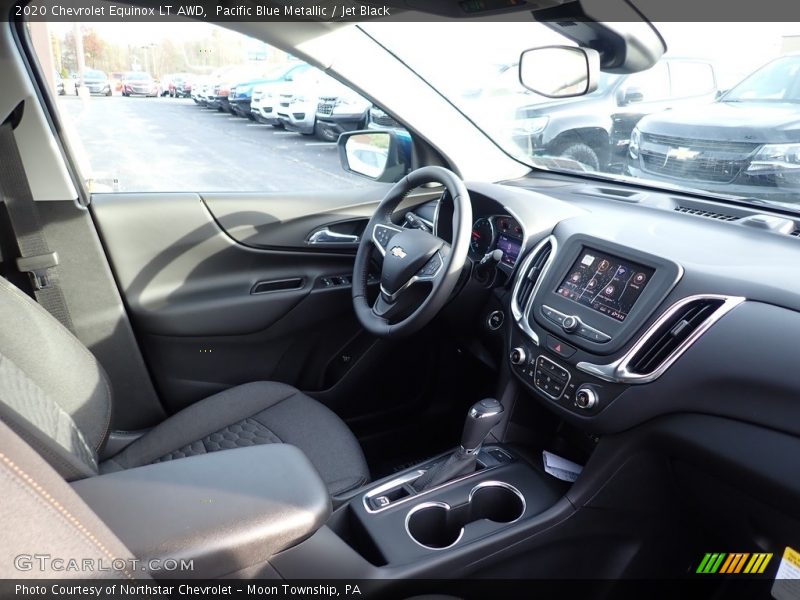 Pacific Blue Metallic / Jet Black 2020 Chevrolet Equinox LT AWD