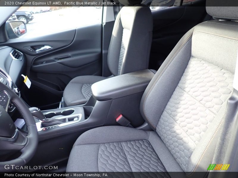 Pacific Blue Metallic / Jet Black 2020 Chevrolet Equinox LT AWD