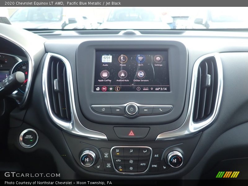 Pacific Blue Metallic / Jet Black 2020 Chevrolet Equinox LT AWD