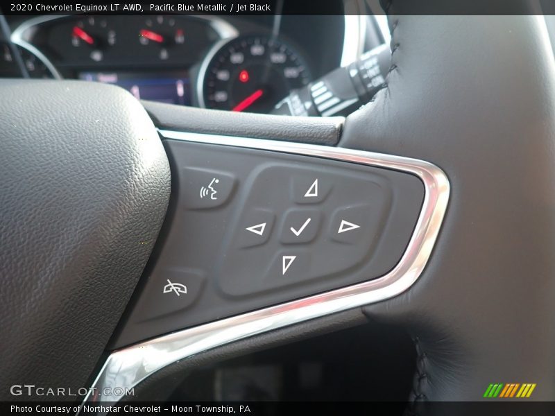 Pacific Blue Metallic / Jet Black 2020 Chevrolet Equinox LT AWD