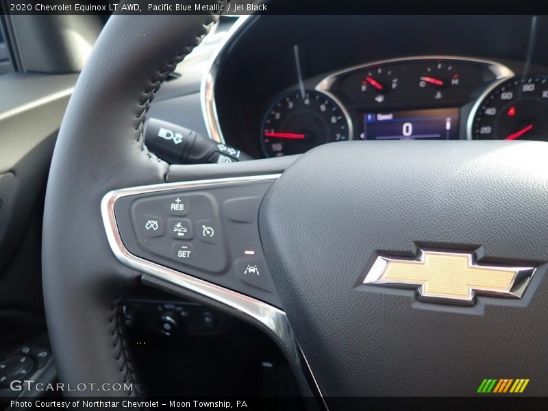 Pacific Blue Metallic / Jet Black 2020 Chevrolet Equinox LT AWD