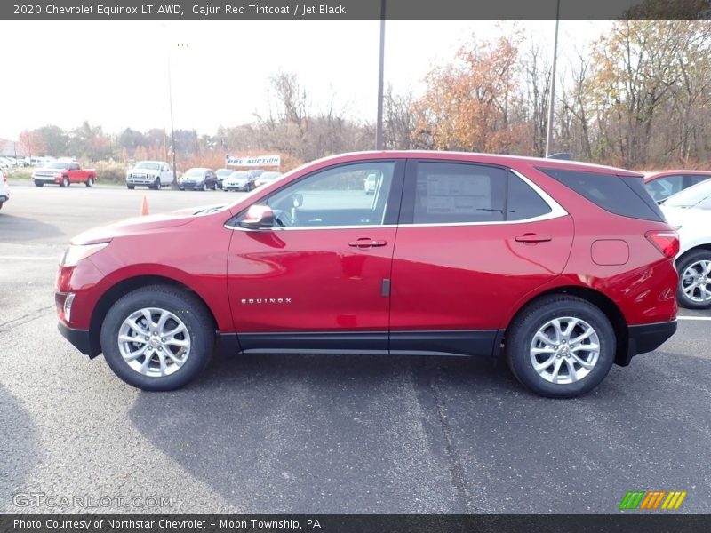 Cajun Red Tintcoat / Jet Black 2020 Chevrolet Equinox LT AWD