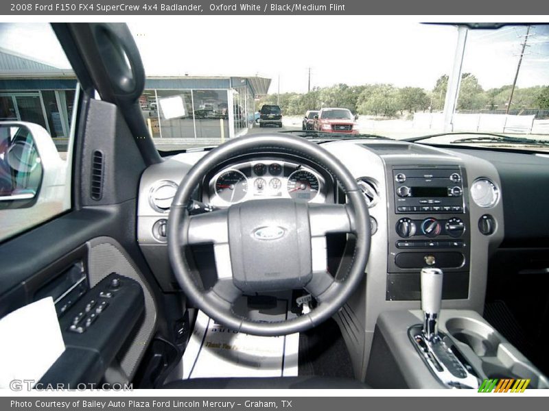 Oxford White / Black/Medium Flint 2008 Ford F150 FX4 SuperCrew 4x4 Badlander