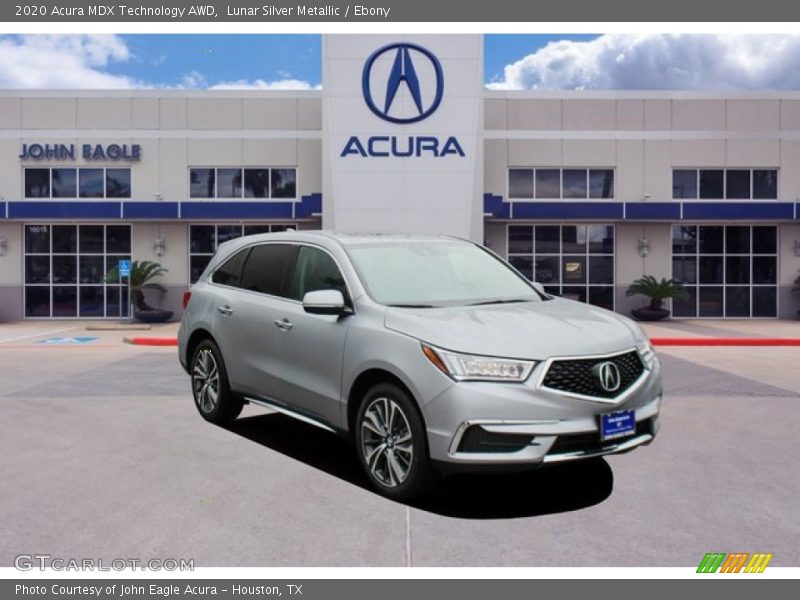 Lunar Silver Metallic / Ebony 2020 Acura MDX Technology AWD