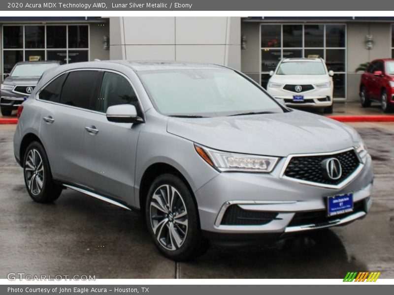 Lunar Silver Metallic / Ebony 2020 Acura MDX Technology AWD