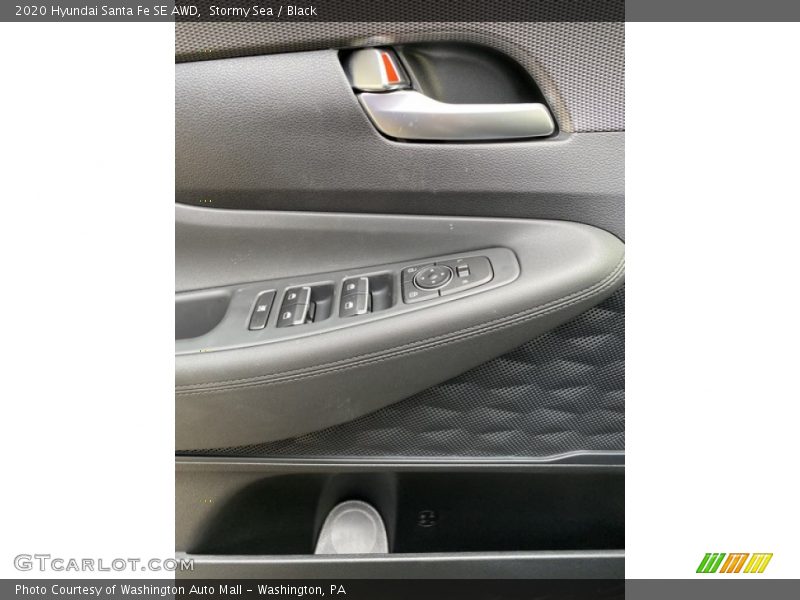 Stormy Sea / Black 2020 Hyundai Santa Fe SE AWD