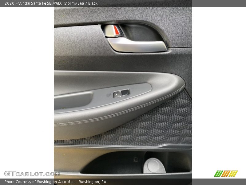 Stormy Sea / Black 2020 Hyundai Santa Fe SE AWD