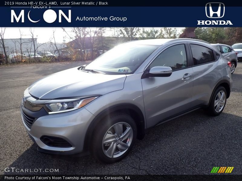 Lunar Silver Metallic / Black 2019 Honda HR-V EX-L AWD