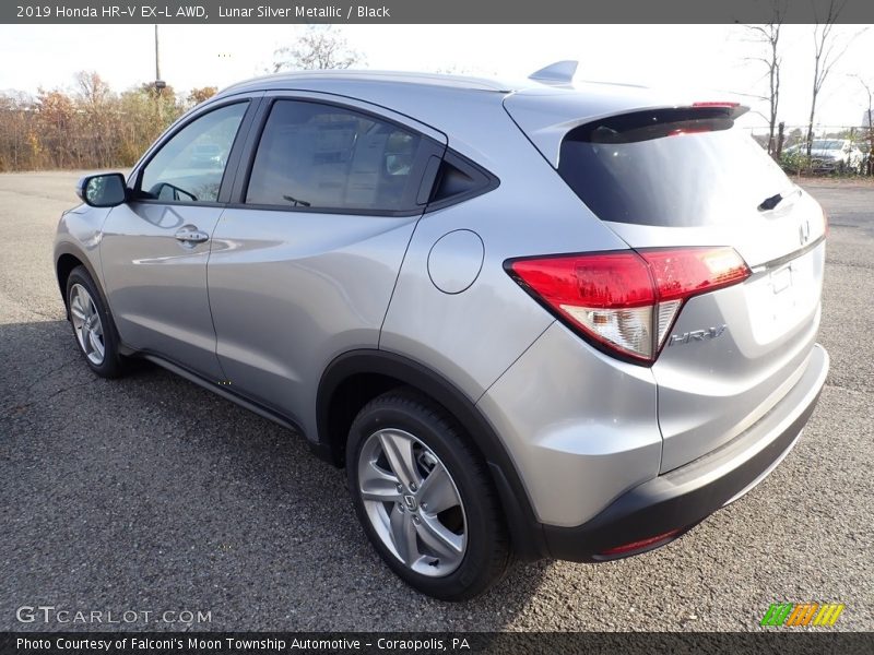 Lunar Silver Metallic / Black 2019 Honda HR-V EX-L AWD