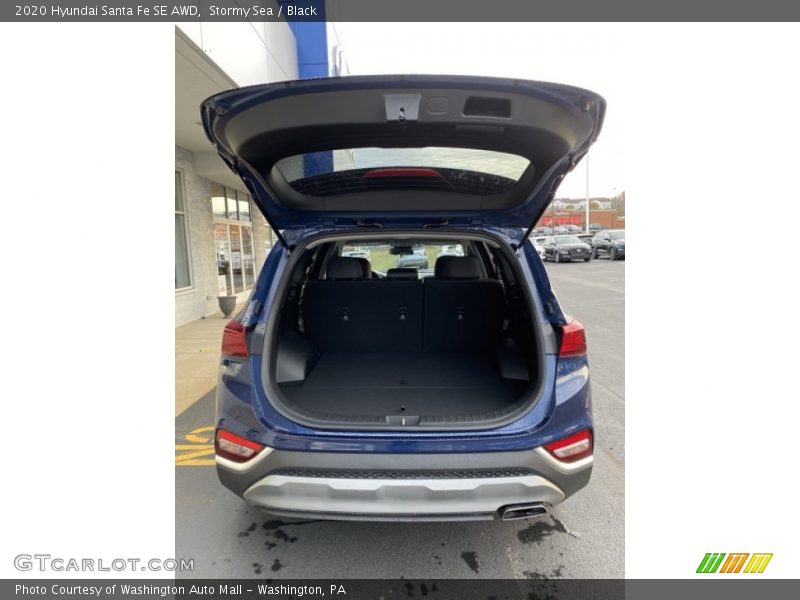 Stormy Sea / Black 2020 Hyundai Santa Fe SE AWD