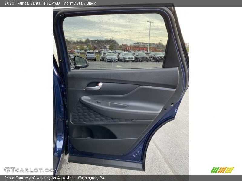 Stormy Sea / Black 2020 Hyundai Santa Fe SE AWD