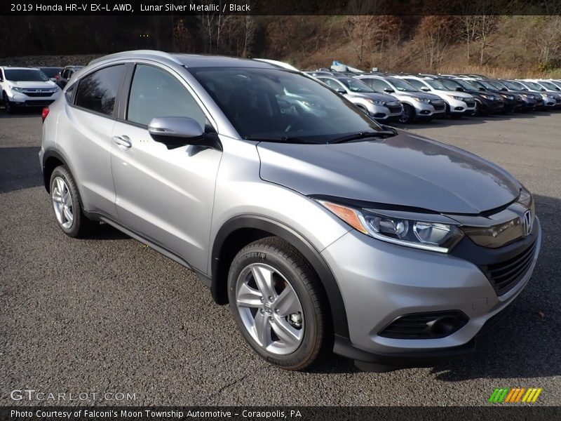 Lunar Silver Metallic / Black 2019 Honda HR-V EX-L AWD